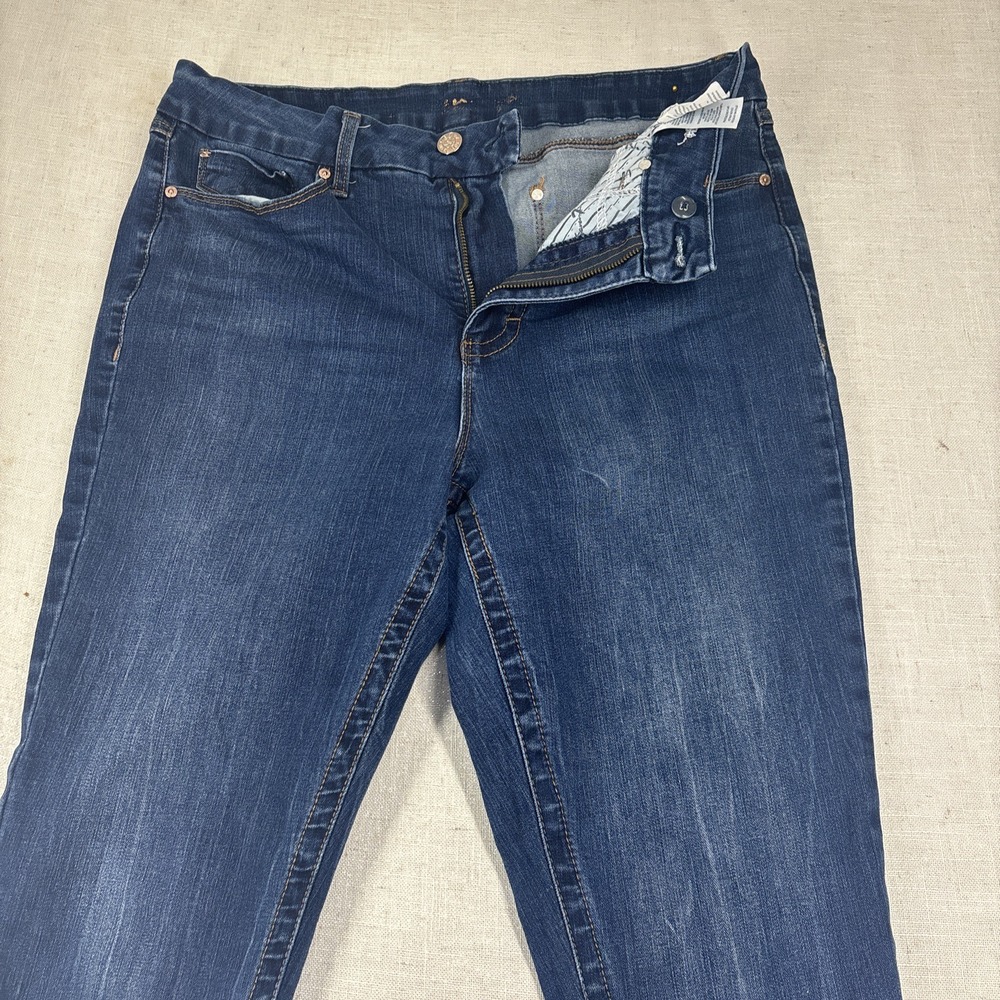 Seven7 Tummyless High Rise Skinny Women's size 16 Dark Wash Blue‎ Denim Jeans